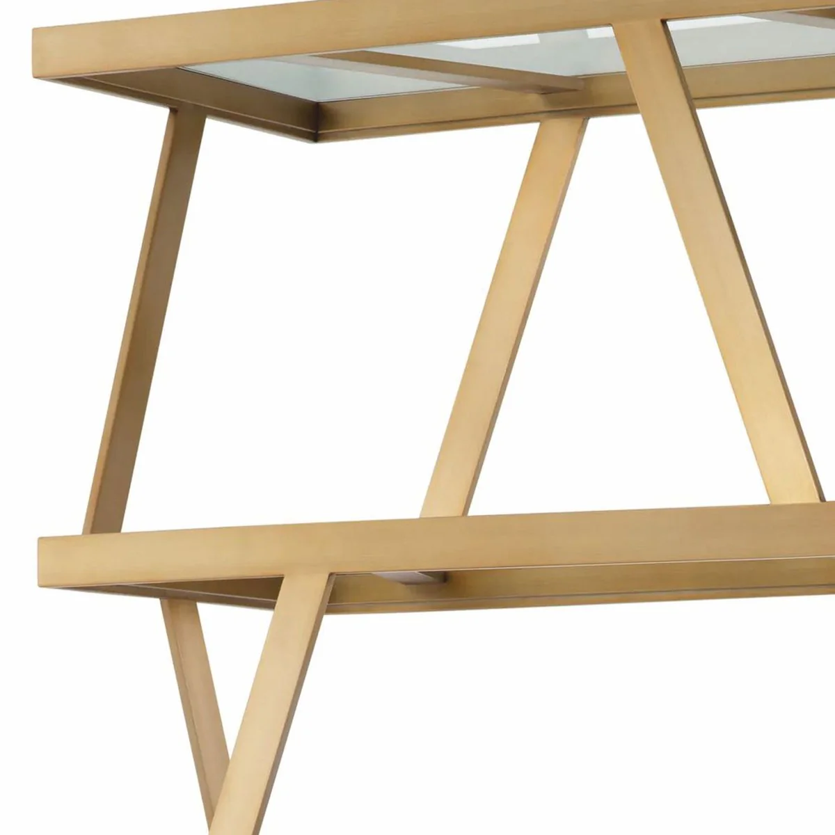 Luxury shelf cabinet brass H. 209.5 cm - luxury hotel furniture