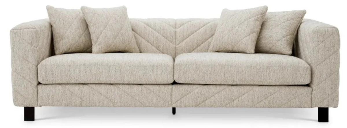 Luxury Sofa Light Gray 230 cm - Living Room & Hotel Furniture