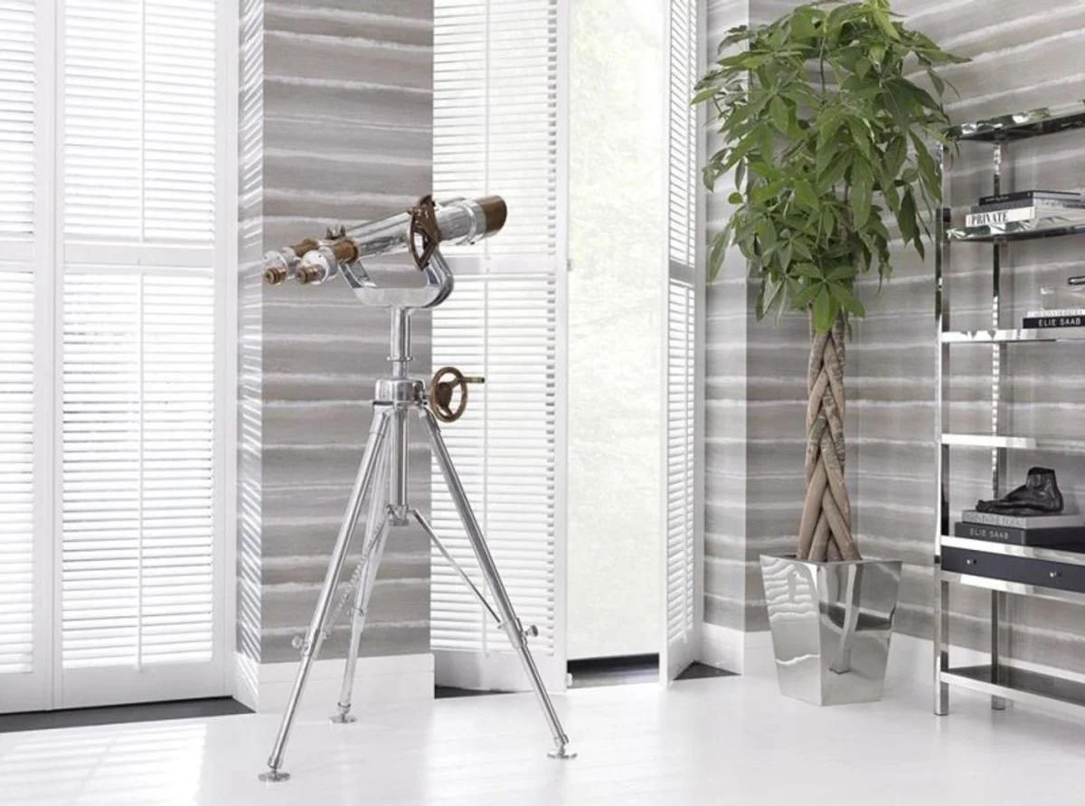 Luxury shelf cabinet with smoked glass and drawer - luxury bookcase