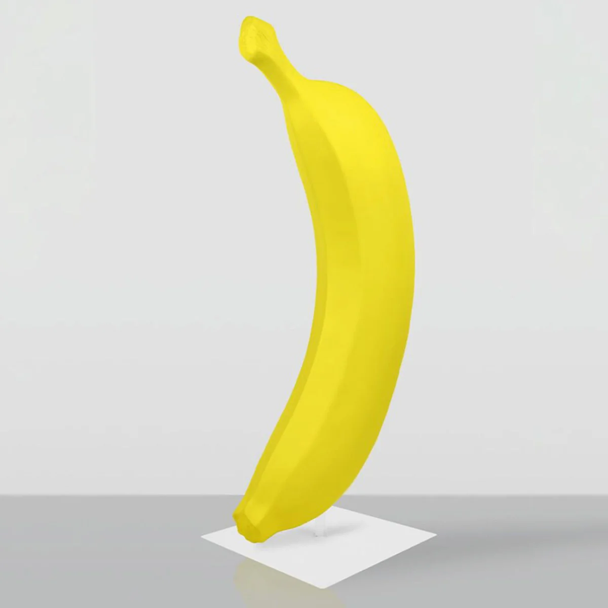 XXL decorative banana with stand yellow / white H. 170 cm - garden decoration