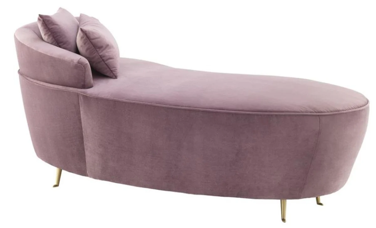 Designer sofa purple 162 x 79 x H. 66 cm - luxury furniture