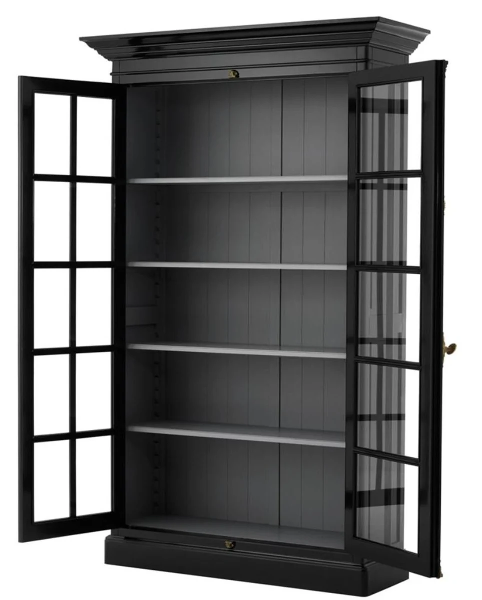 Luxury living room cabinet black 141 x 48 x H. 233 cm - Limited Edition