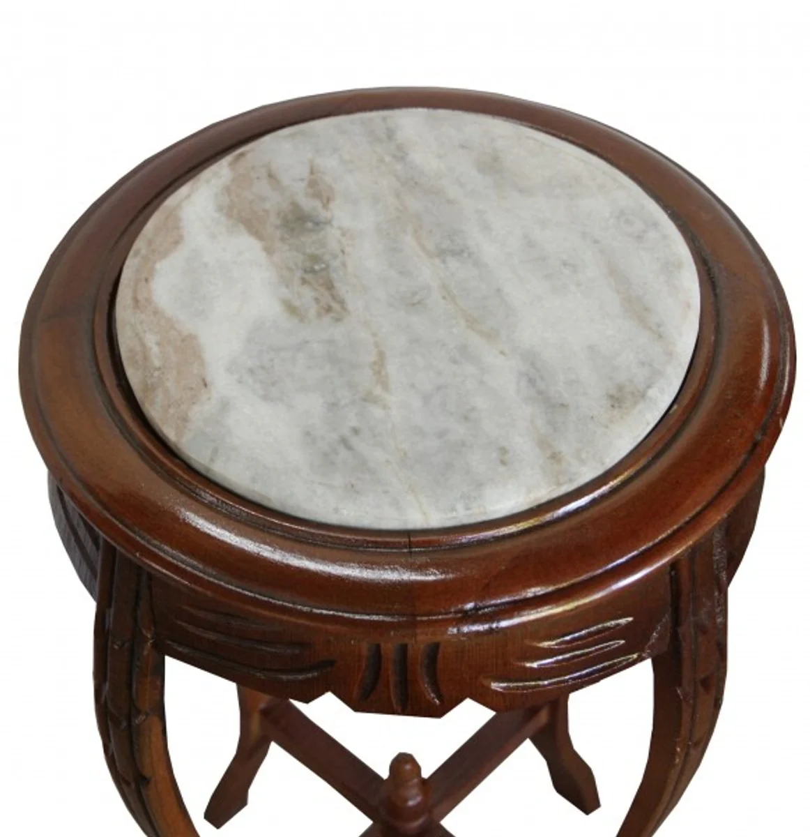 Baroque side table brown ModY8 68 x 35 cm antique style