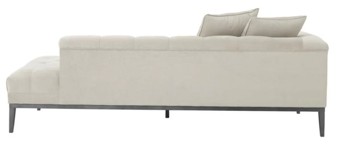 Luxury sofa light gray left side 220 x 96 x H. 66 cm - Hotel Furniture
