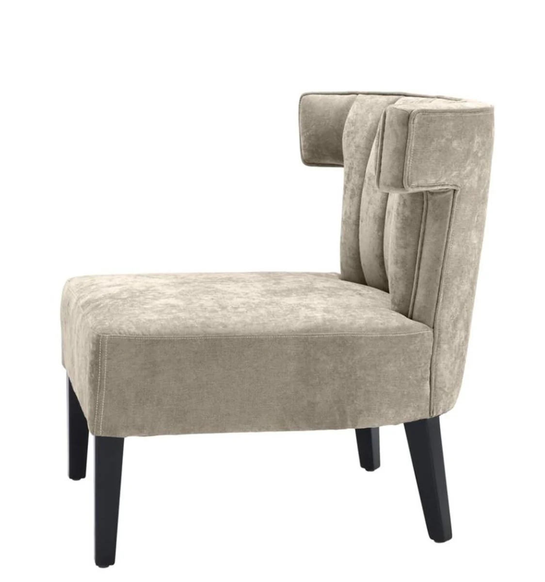 Luxury armchair gray black - designer furniture