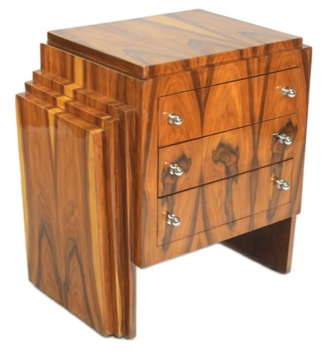 Art Deco chest of drawers mahogany - handmade from solid wood - bedside cabinet bedside table chest of drawers