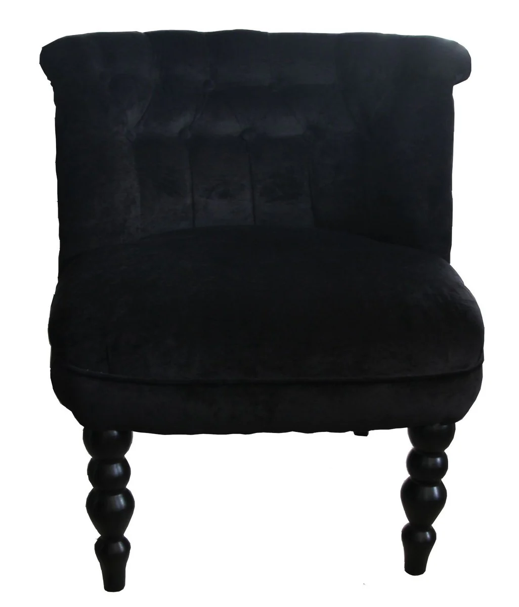 Luxury Baroque Salon Chair Paris Black from the luxury collection of - Hotel Cafe Restaurant Furniture Furnishings