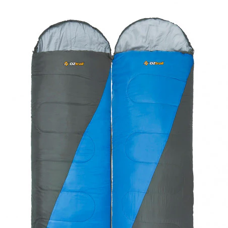 Clisport Blue Check Printed Sleeping Bag