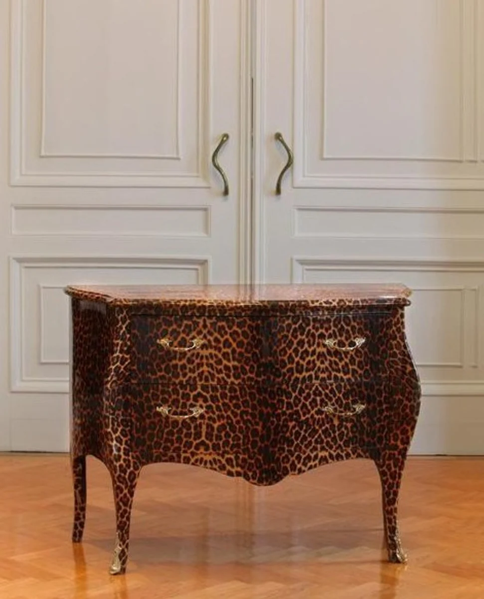 Baroque chest of drawers Leopard 106 cm - cupboard furniture