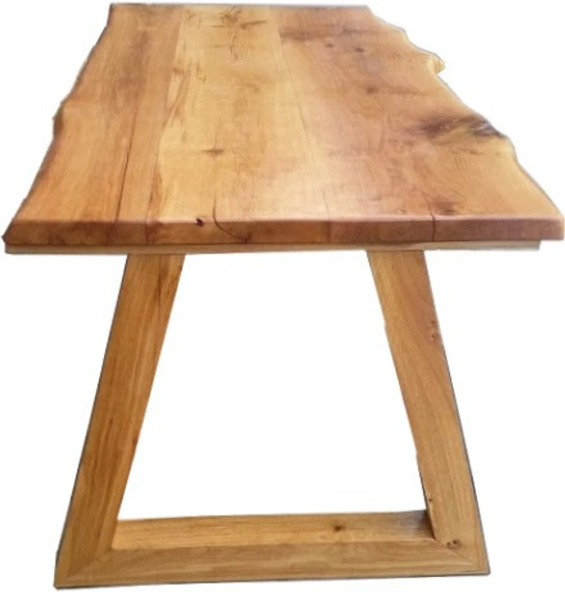 Vintage Rustic Solid Oak Dining Table 200 x 100 cm Mod TR5 - Country house style table made of solid oak wood
