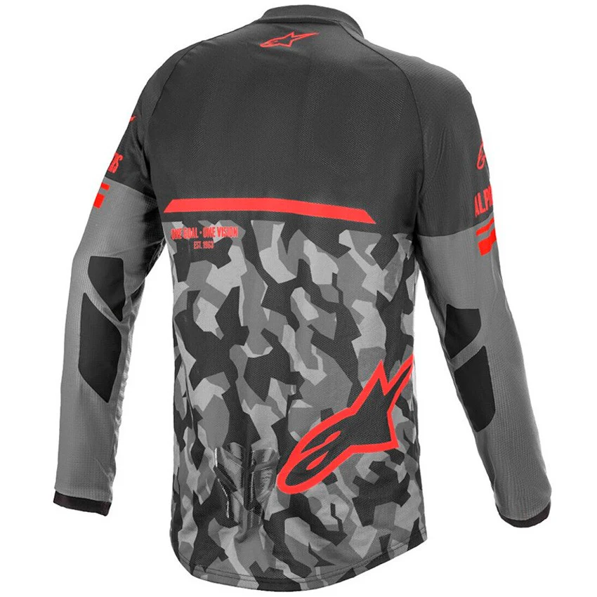ALPINESTARS VENTURE R GRAY / RED T-SHIRT