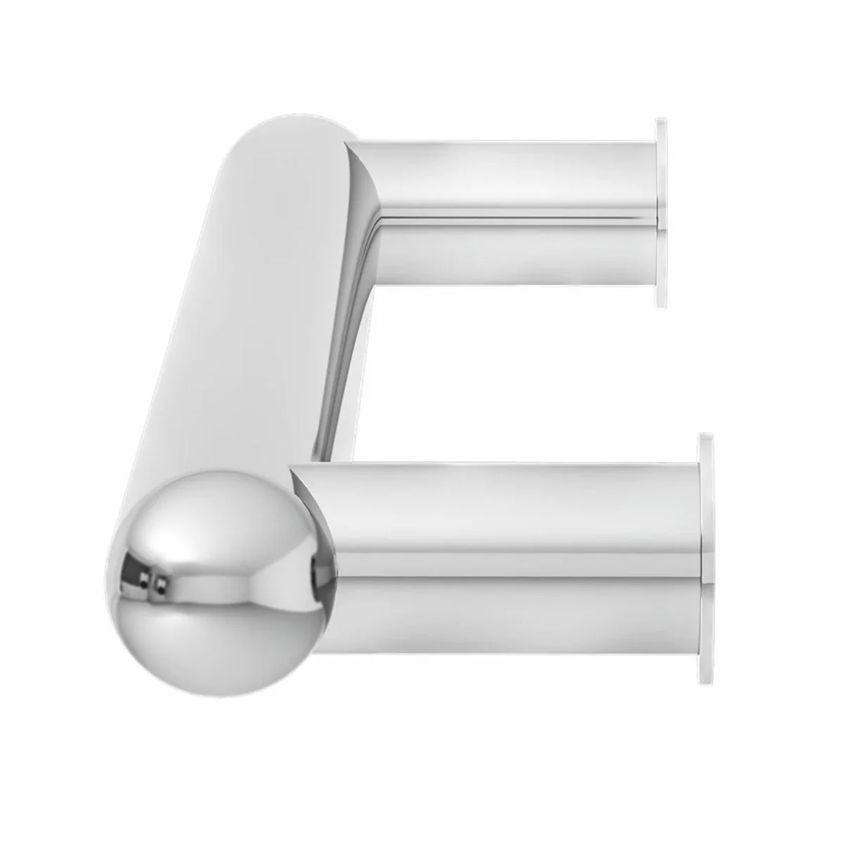 Luxury Bathroom Towel Warmer Silver Shiny 58 cm - Bathroom Accessories