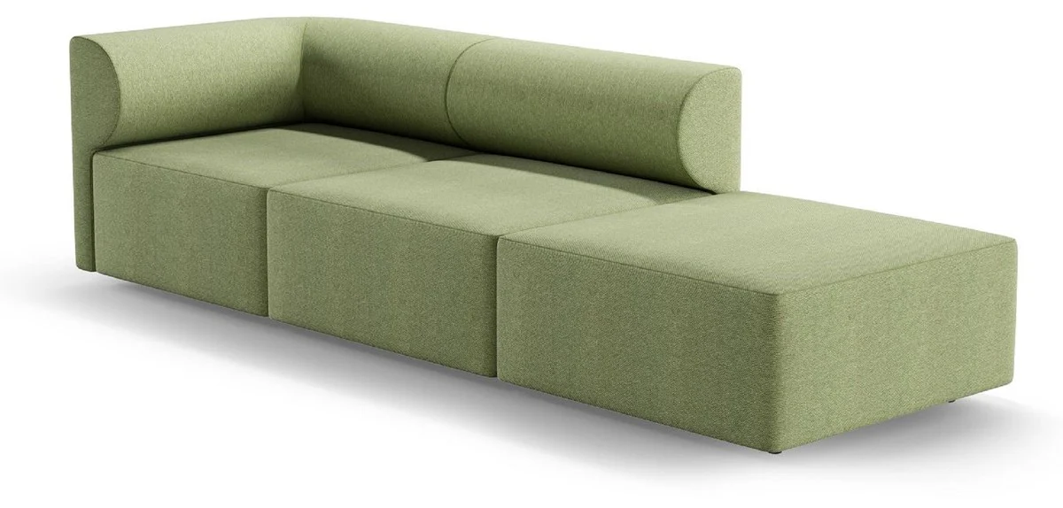 Luxury Sofa Left Side Green 270 cm - Modular Living Room Sofa - Luxury Living Room Furniture