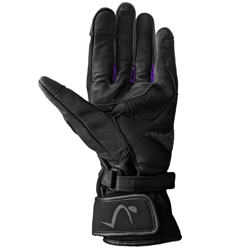 OUT THORE LADY SUMMER GLOVES BLACK / LILAC