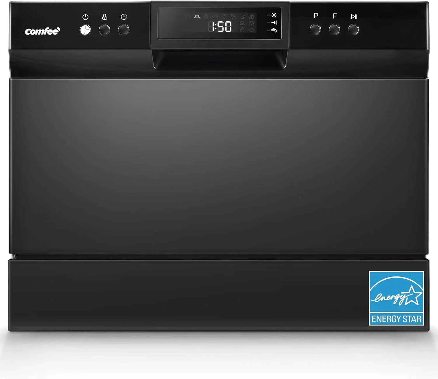 COMFEE Countertop Dishwasher, Energy Star Portable Dishwasher, 6 Place Settings