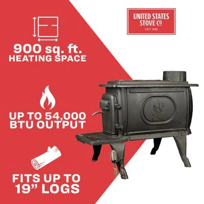 2025 900 Sq. Ft. EPA Exempt Cast Iron Stove