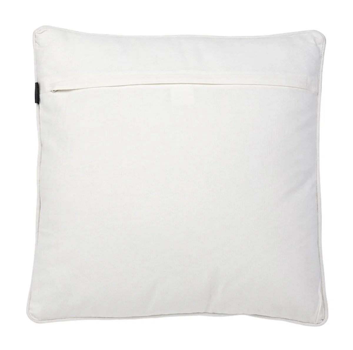 Decorative cushion in white / orange / red 50 x H. 50 cm - luxury living room accessories