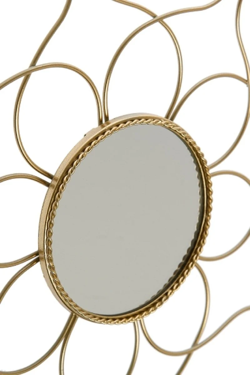Designer mirror set gold Ø 25 cm - wall mirror set of 3