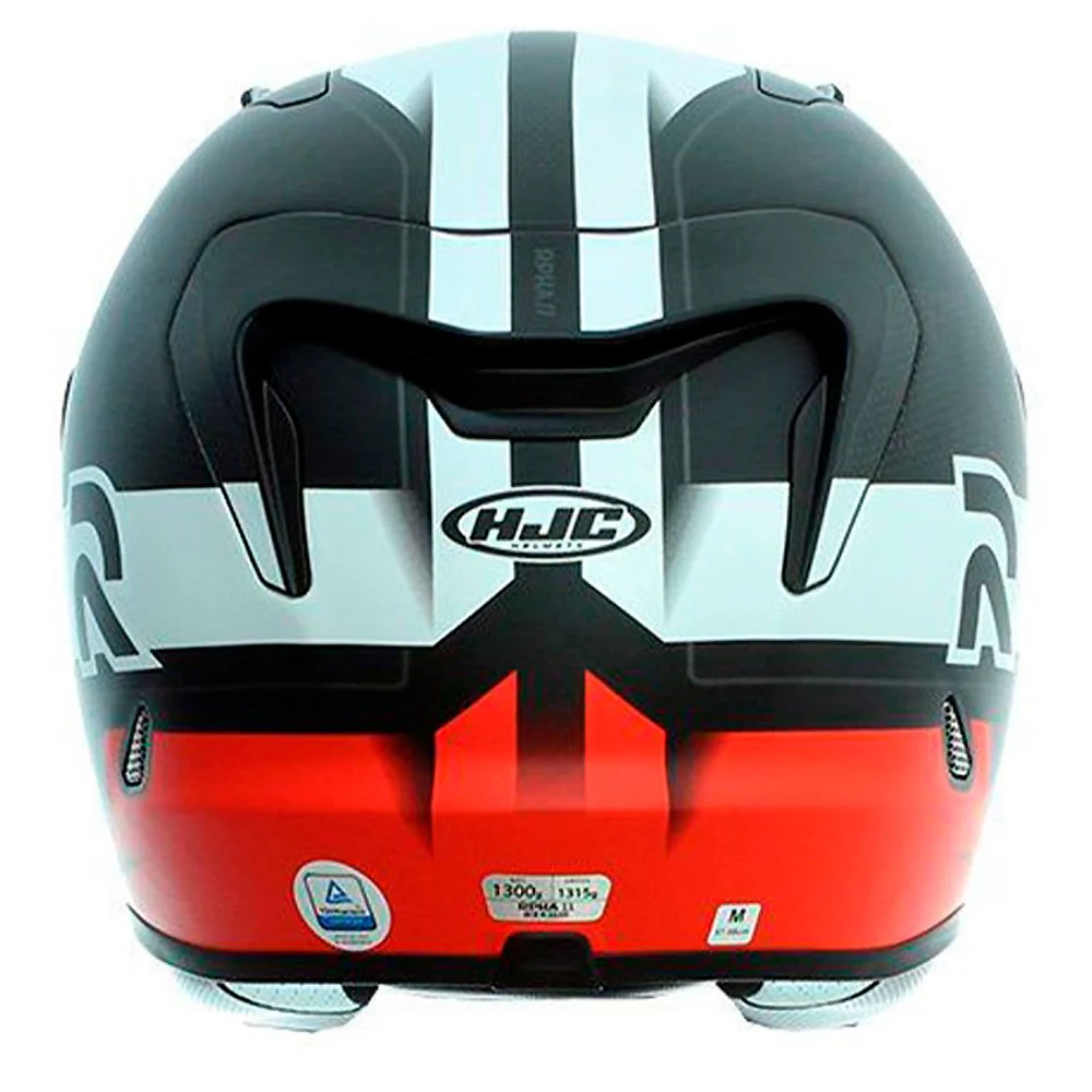 HJC RPHA11 FESK HELMET BLACK / WHITE / RED