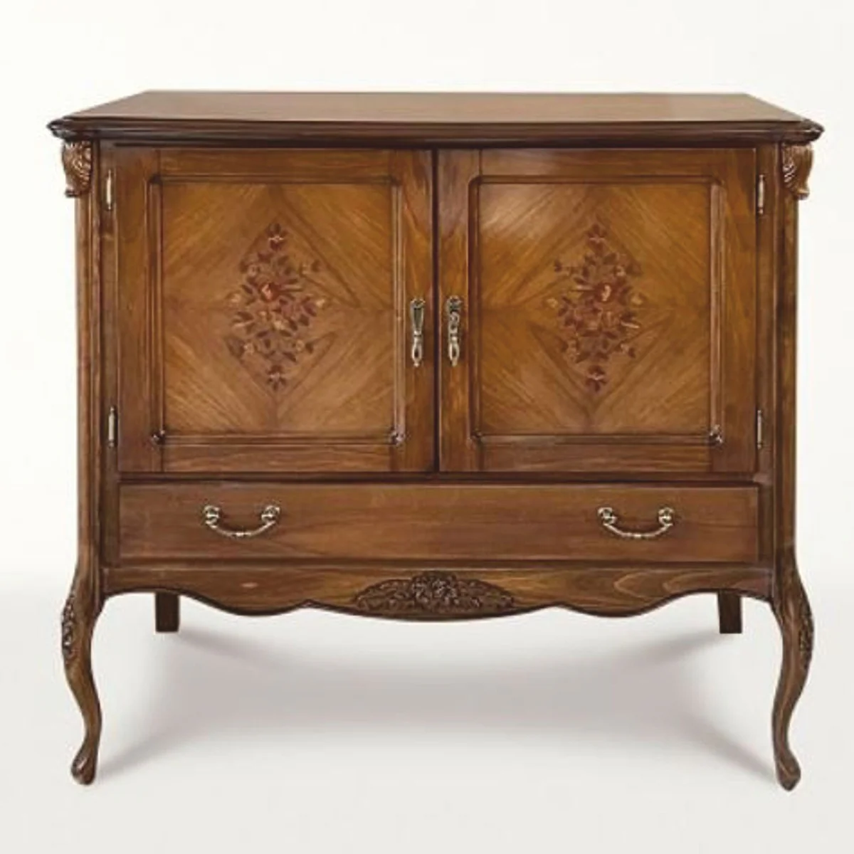 Luxury Baroque Bedroom Dresser Brown 123 cm - Baroque Furniture