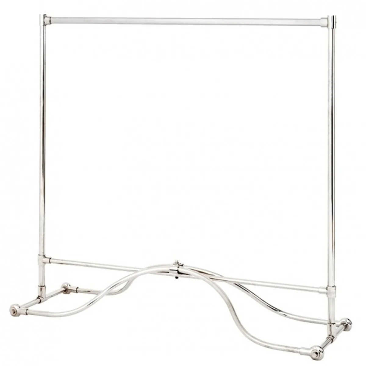 Luxury clothes rail, nickel-plated stainless steel - clothes rack, coat rack