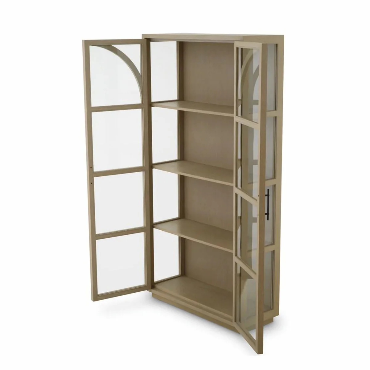 Luxury display cabinet beige / bronze 118 x 44.5 x H. 210 cm - Luxury Interior