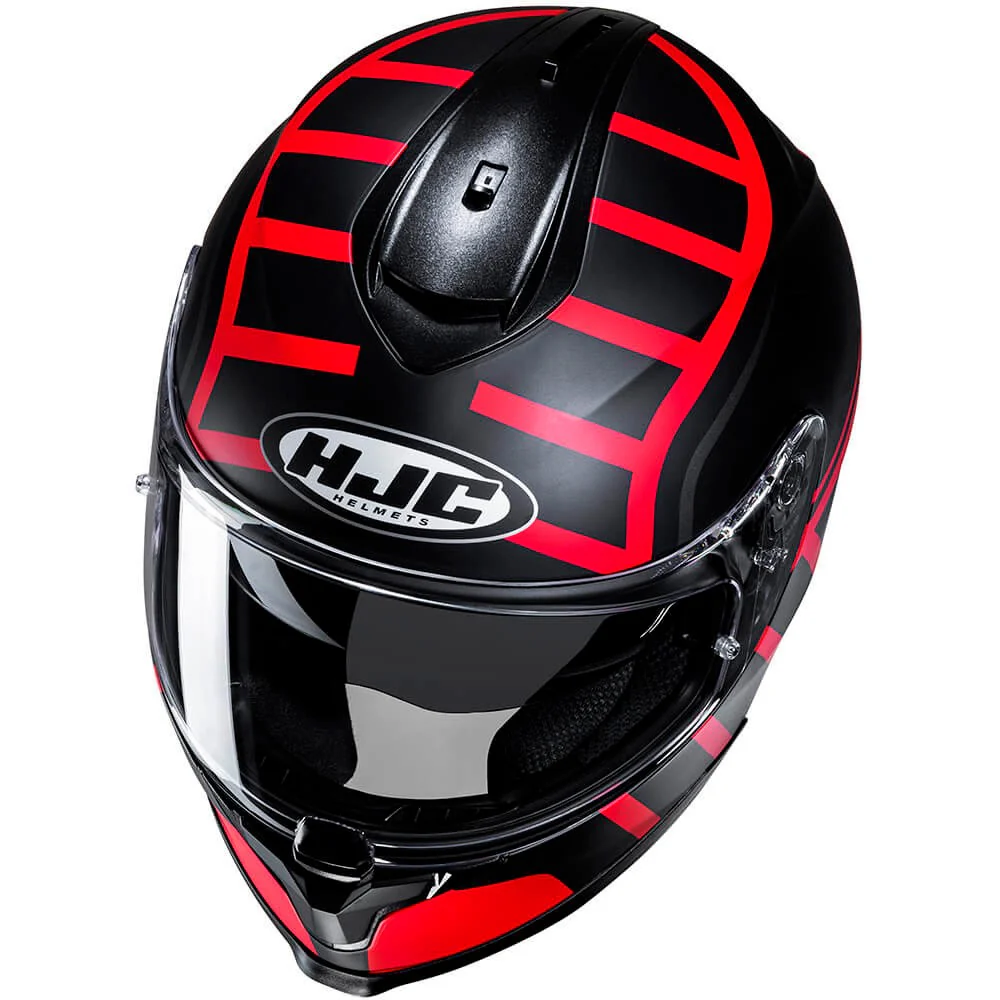 HJC C70N HOLT HELMET - BLACK / RED