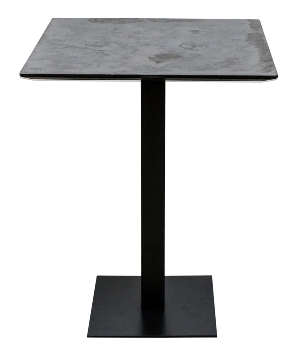 Luxury bar table with mineral-coated table top 70 x 70 x H. 100 cm - Luxury Collection