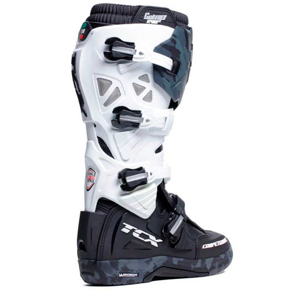 TCX COMP EVO 2 MICHELIN BOOTS - BLACK / WHITE / GRAY