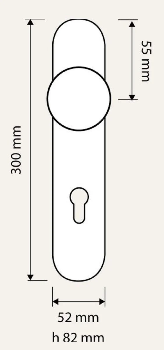 Baroque Türknouf Set with Swarovski crystal glass H. 30 cm - Made in Italy