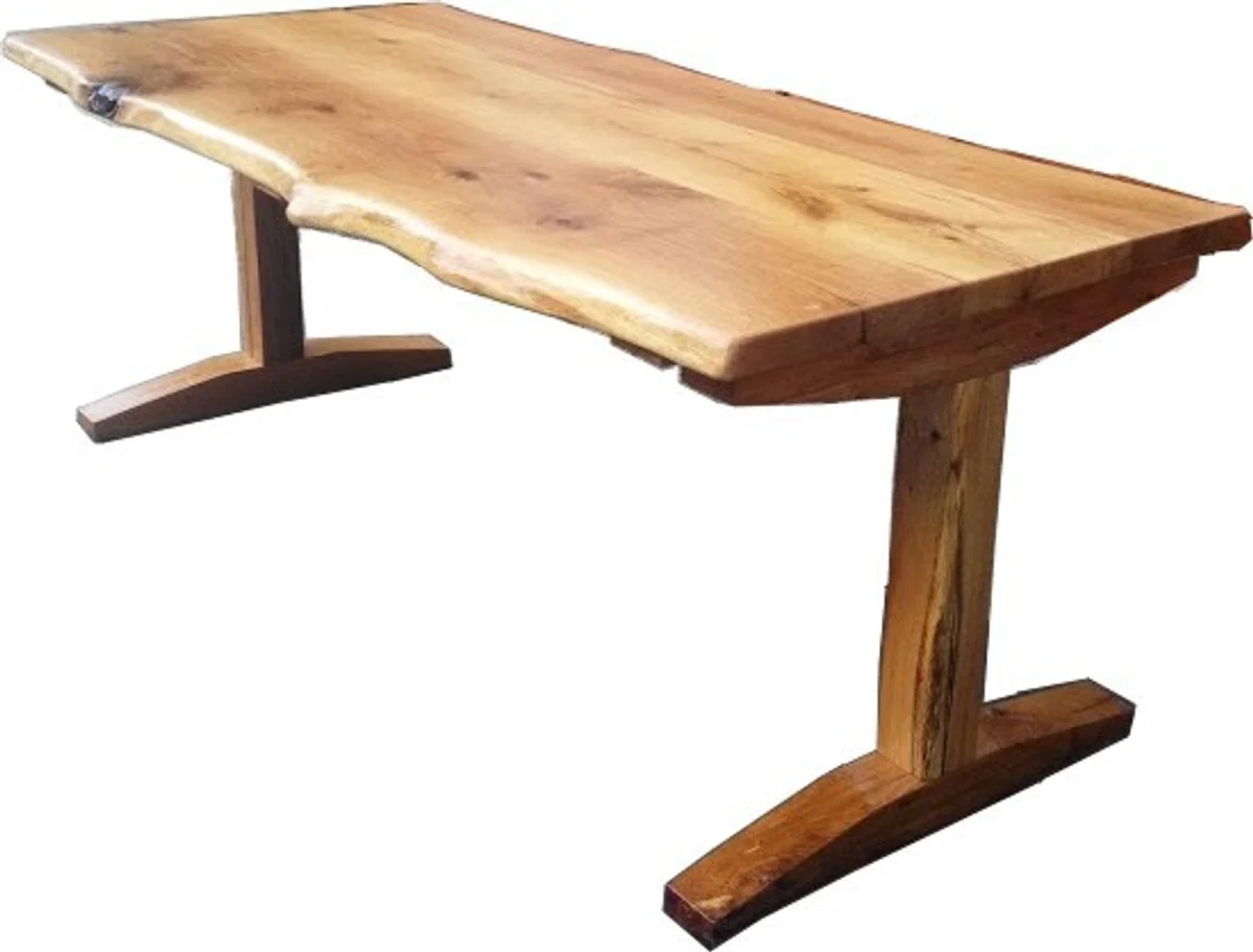 Vintage Rustic Solid Oak Dining Table 200 Mod TR4 - Country house style table made of solid oak wood