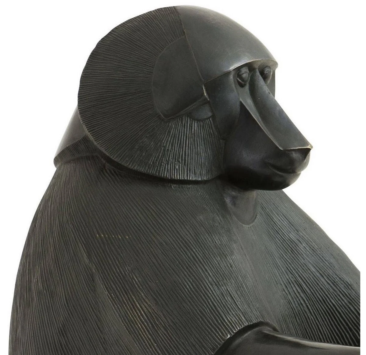 Luxury Art Deco bronze table lamp monkey baboon bronze color / gold 49 x 60 x H. 60 cm - Art Deco living room lamp - luxury quality