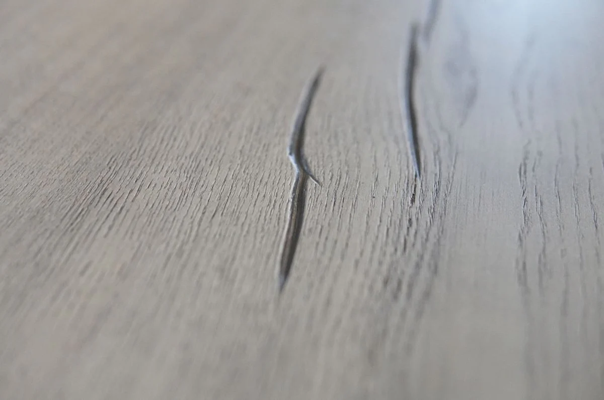 Luxury dining table - Various colors & sizes - Kitchen table with solid oak table top and metal legs - Rustic dining room furniture