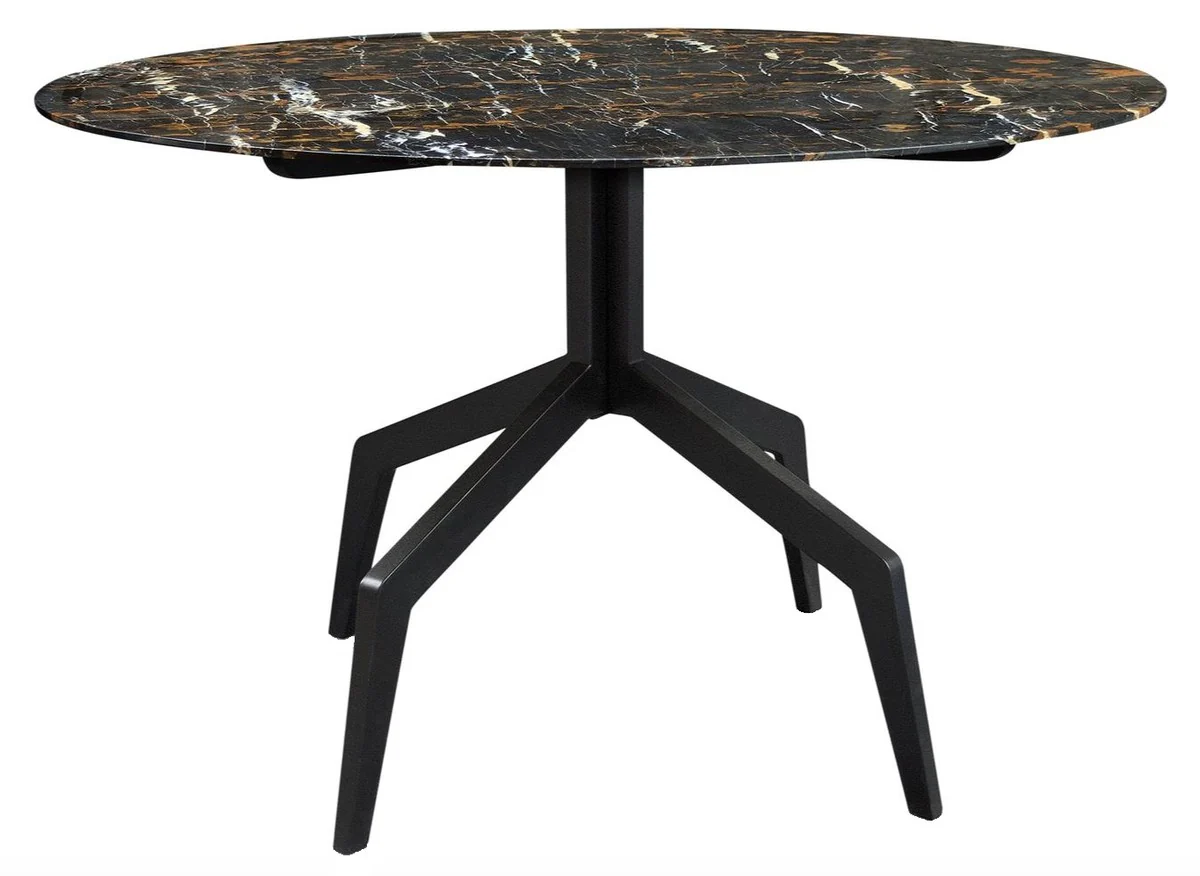 Luxury dining table black 120 x H. 76 cm - Dining room furniture