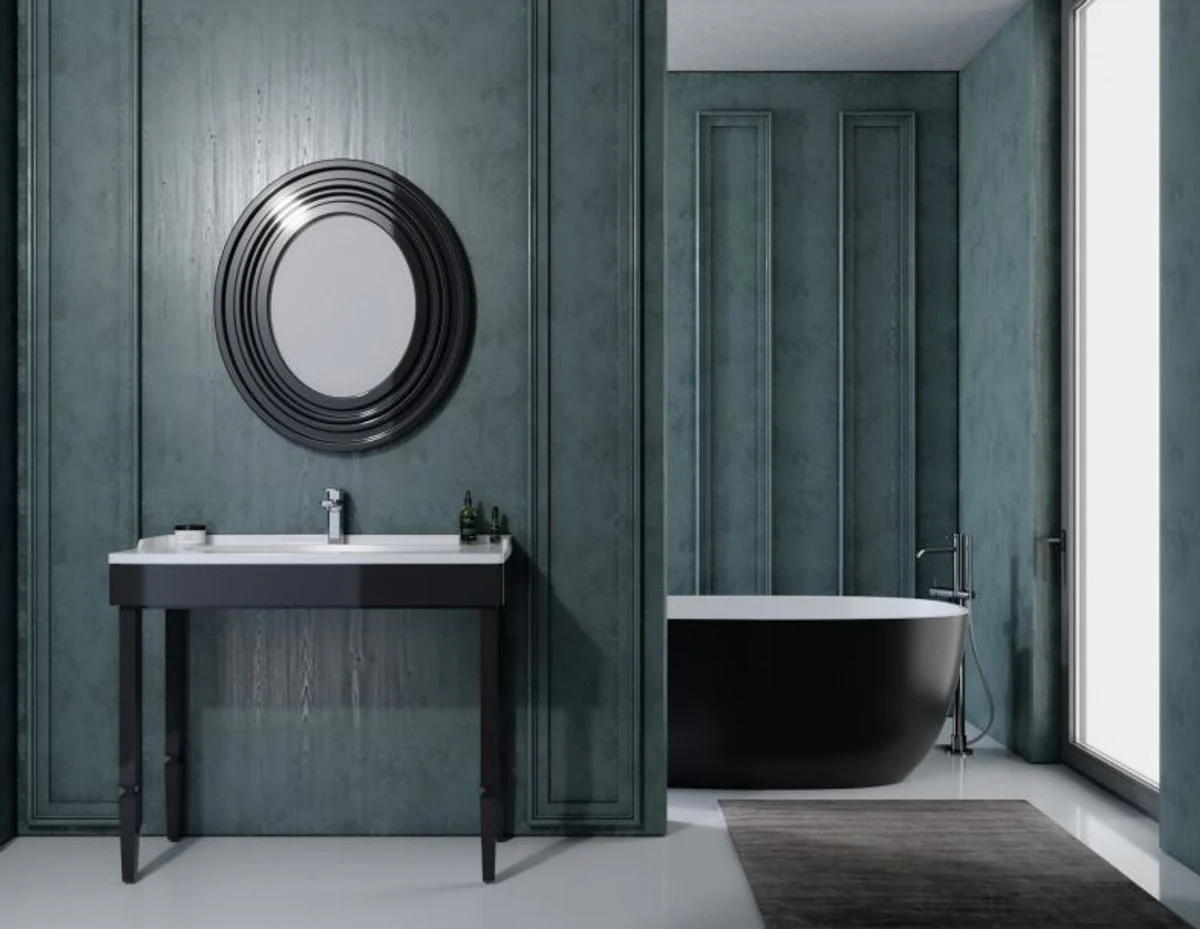 Luxury bathroom set black - hotel bathroom furnishings