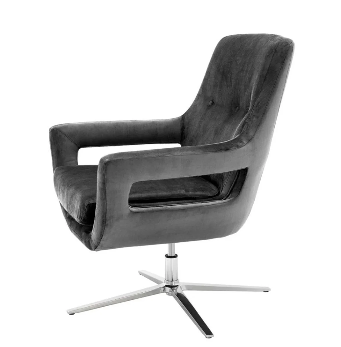 Luxury swivel chair gray - designer hotel furniture