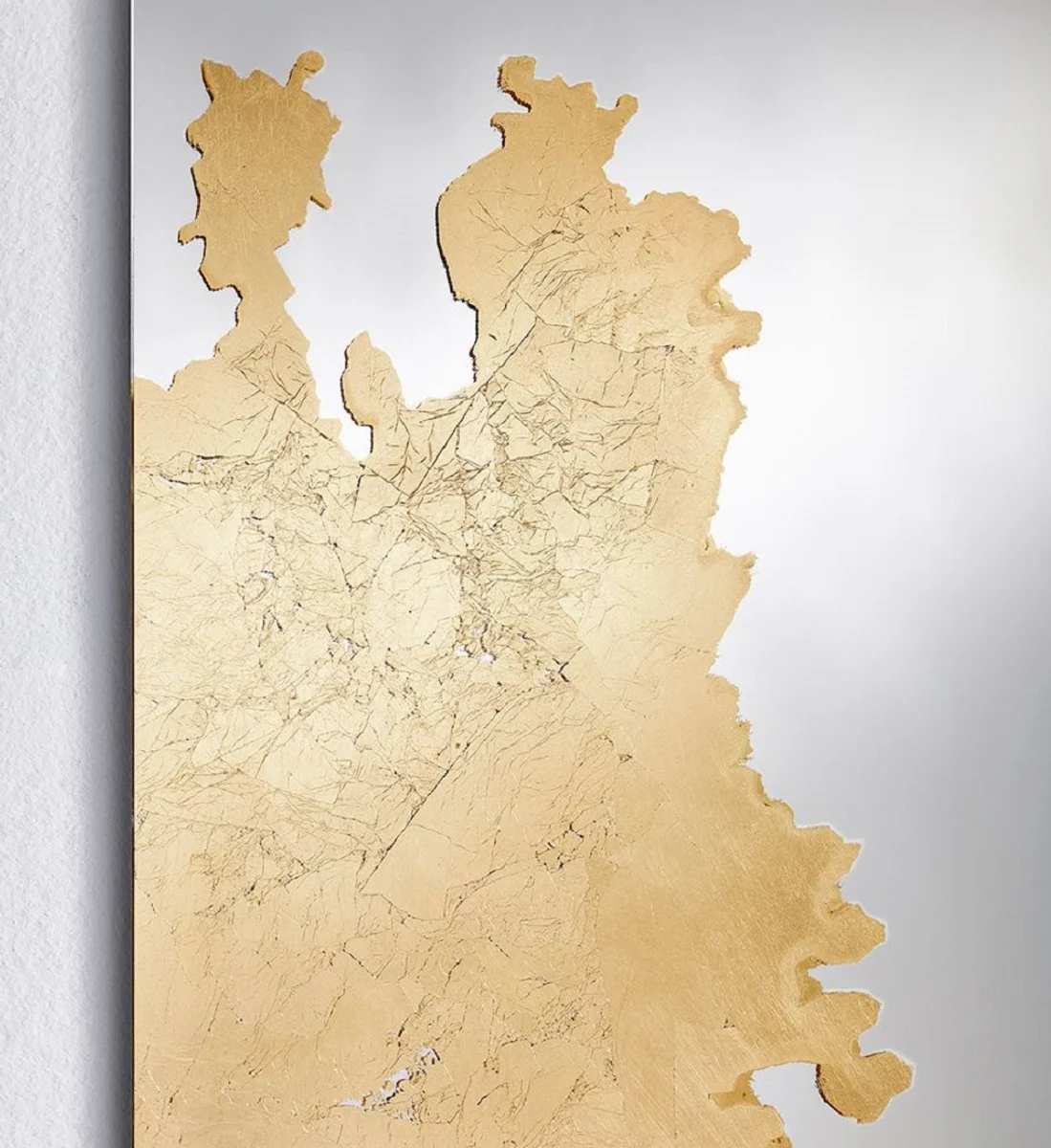 Luxury wall mirror gold 80 x 2.5 x H. 130 cm - Rectangular living room mirror - Bedroom mirror - Cloakroom mirror - Luxury furniture - Luxury interior - Luxury quality