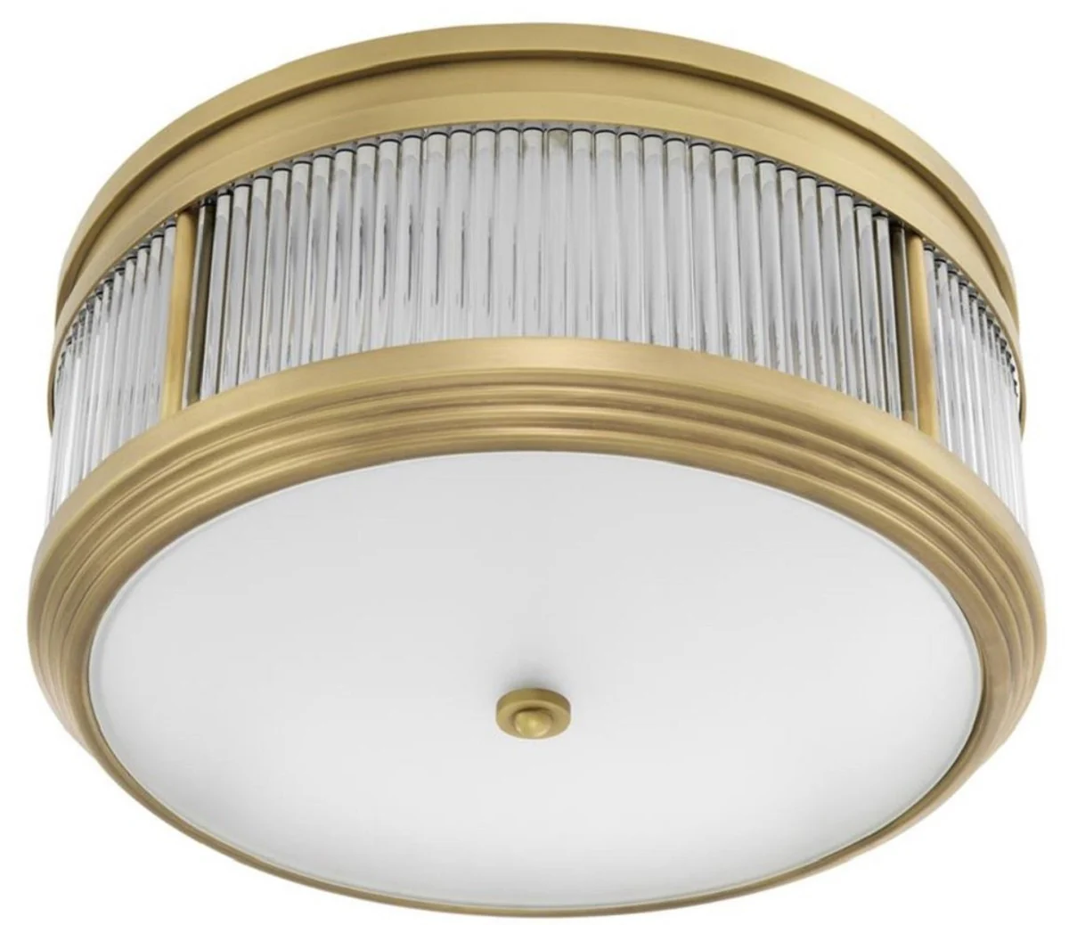 Luxury ceiling light antique brass colored Ø 40.5 x H. 18.5 cm - round ceiling lamp
