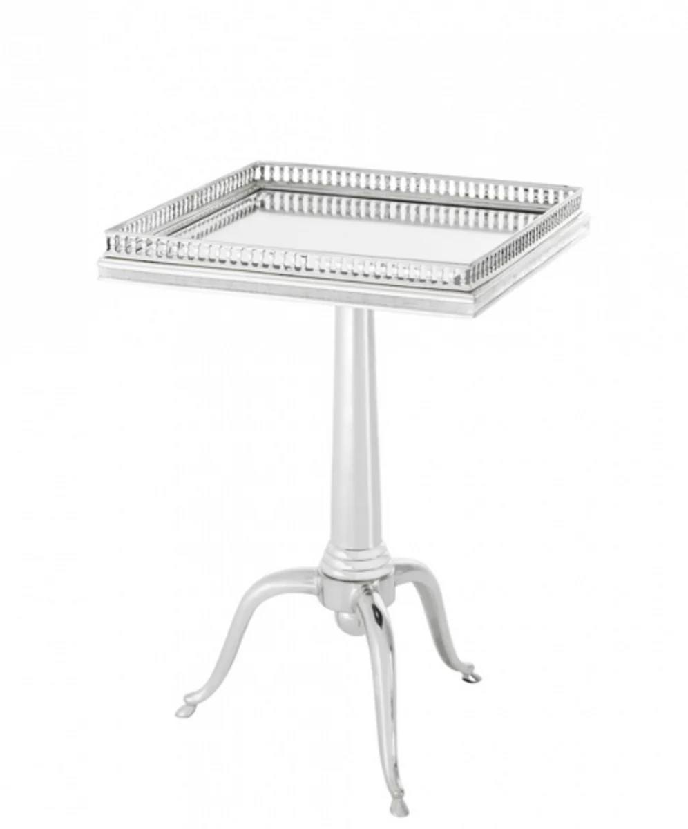 Luxury Art Deco designer side table silver - luxury hotel table