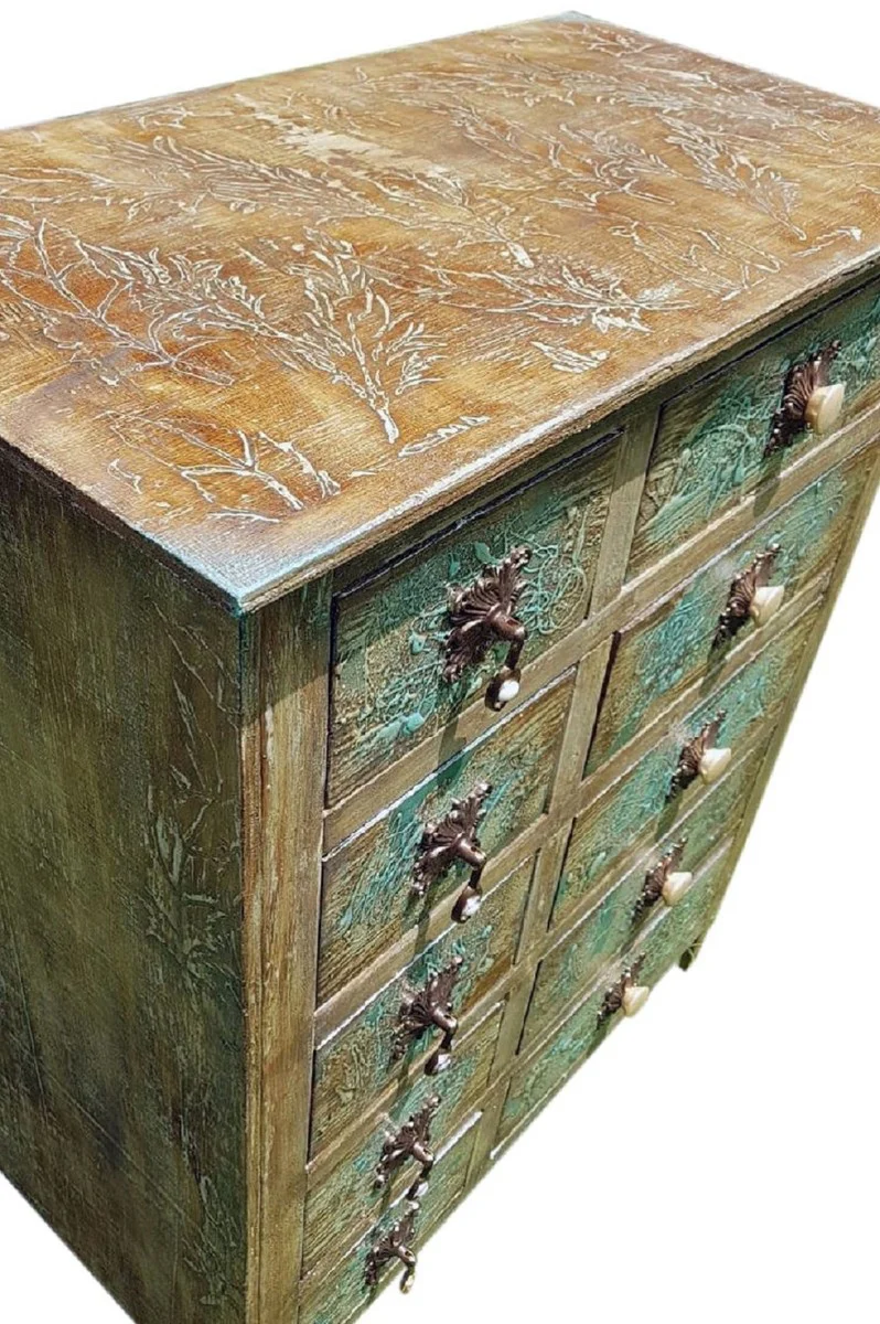 Baroque mirror antique gold 160 x H. 85 cm - wall mirror furniture